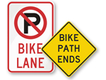 Bike Path Signs