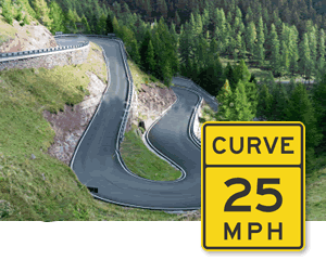 Curvy Road Signs