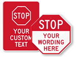Custom Stop Signs