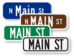 Custom Street Name Signs