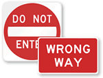 Do Not Enter Signs