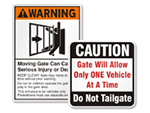 Keep Gate Closed Signs