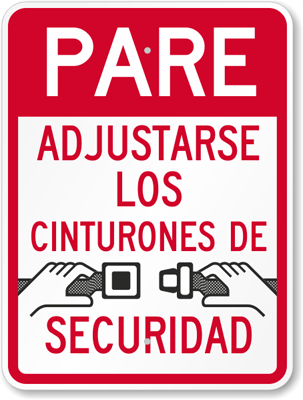 Spanish Road Signs