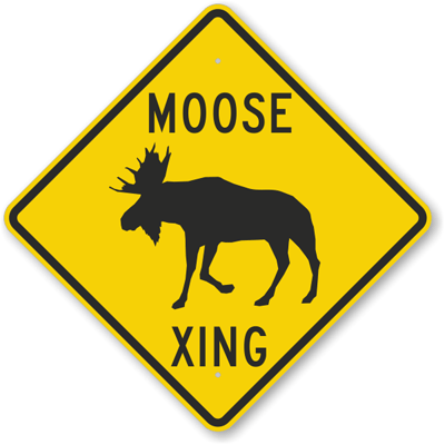  signs animal crossing signs moose and elk crossing signs k 6553