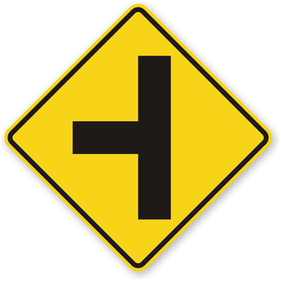 home traffic warning signs intersection signs x w2 2l side road side 