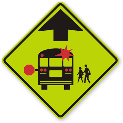 home school traffic signs bus stop signs x s3 1 school bus stop ahead 