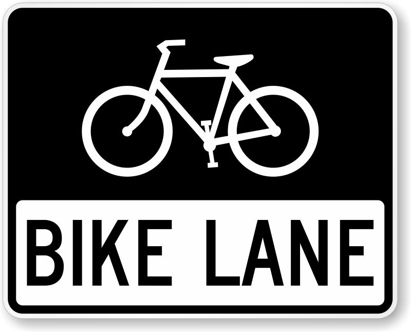 bike lane clipart - photo #15