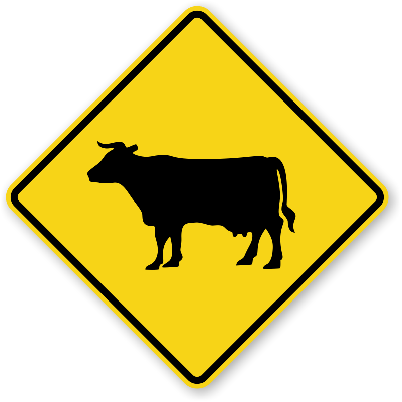 List 100+ Images what does a cow sign mean when driving Updated