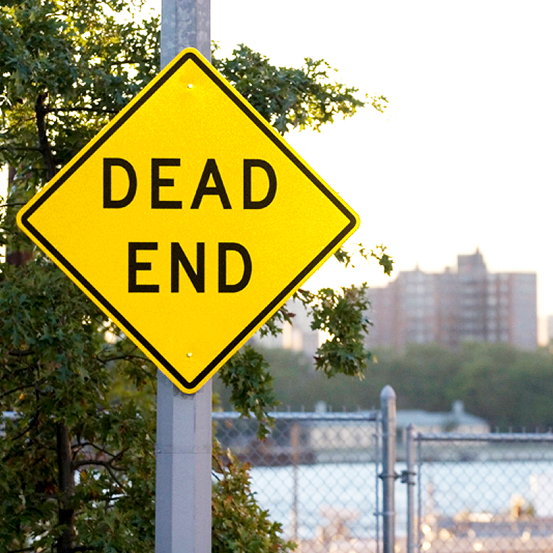 Dead End Sign W14 1 Sku X W14 1 1776