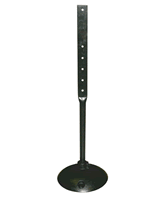 14 in. cast iron base stand with a 48 in. tall post