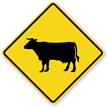 Cattle Symbol - Traffic Sign