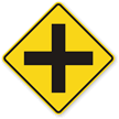 Cross Road (Symbol) - Traffic Sign