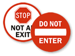 Durable Do Not Enter Traffic Signs