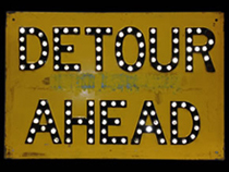 Detour Ahead Sign