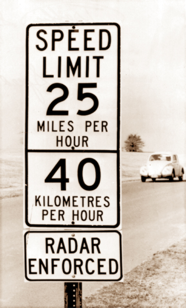 Speed Limit Signs: a history of speeding in the U.S.