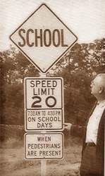 Speed Limit Sign 1959