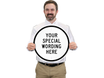 Custom Circular Metal Sign