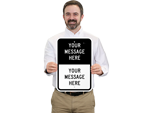 Custom Split Road Traffic Signs