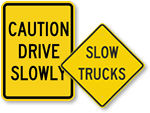 All Slow Traffic Signs