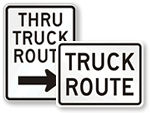 Truck Route Signs
