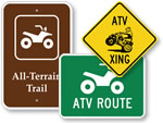 ATV Road Signs