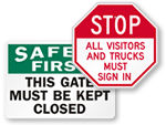 Big Gate Sign