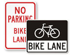 Bike Lane Signs