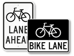 Bike Lane Signs