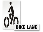 Bike Lane Stencils