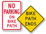 Bike Path Signs