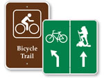 Bike Trail Signs