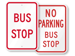Bus Stop Signs