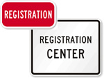 Campground Registration Signs