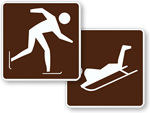 Winter Sports Signs