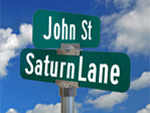 Civic Official Street Signs