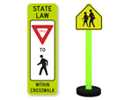 Crosswalk Instruction Signs