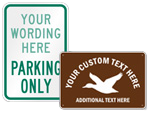 Custom Parking Signs