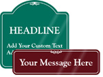 Custom ShowCase Room Signs