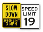 Custom Speed Limit Signs