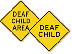 Deaf Child Signs