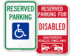 Disabled Parking Signs