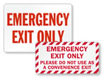 Emergency Exit Signs