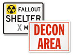 Fallout Shelter Signs & Civil Defense Signs