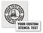 Floor Safety Stencils