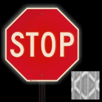 High Intensity Reflective STOP Signs