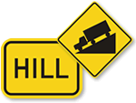 Hill Warning Signs