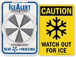 Ice Alert Signs