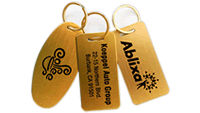 Brass Key Chain Tags