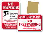 No Trespassing Signs for New Mexico