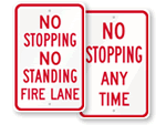 No Stopping Signs